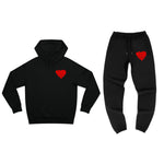 Black and Red Love Yourself Sweatsuit