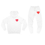 White and Red Love Yourself Sweatsuit