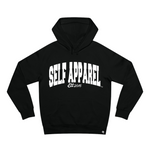 Black Arched Logo Hoodie